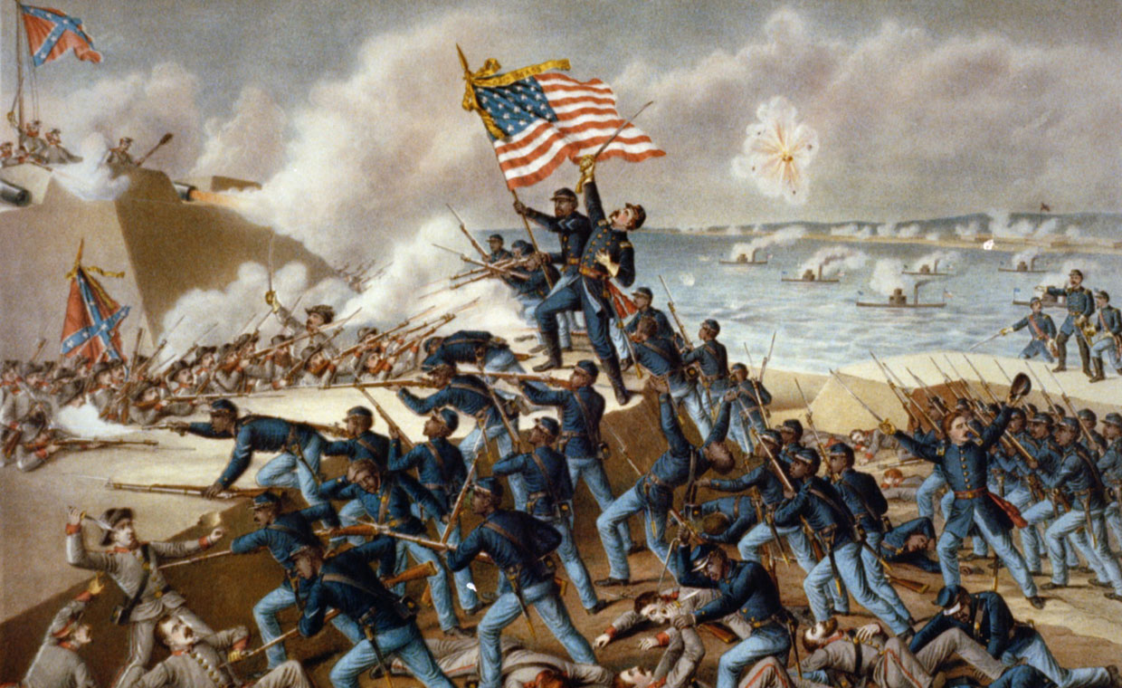 3606 – The 54th Massachusetts Infantry at Fort Wagner
